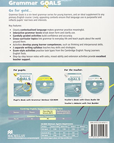 Grammar Goals - Level 5 - Student's Book & CD Rom - British Edition