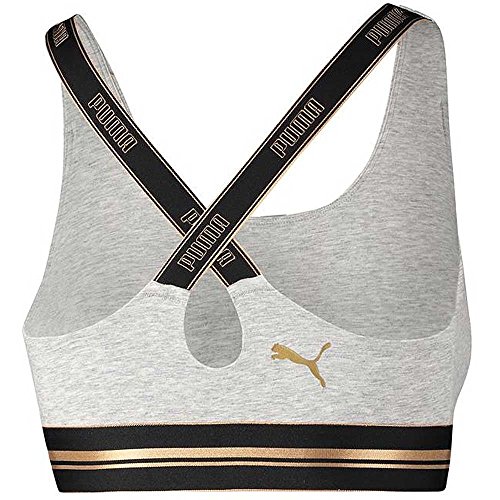 Puma Damen Klassischer BH grau grau - 2