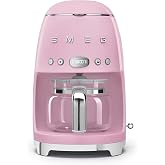 SMEG 50'S Retro Style Pembe Filtre Kahve Makinesi DCF02PKEU