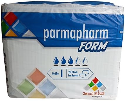 Parm Apharm Incontinence Pads 20 Units Per Pack 32 x 60 cm pads for Pads Incontinence, Protection, Disposable Nappy Liners Large Urine Incontinence Pads