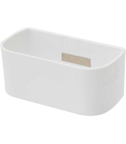 Cube Magnétique De Rangement - Pour Tableau Magnétique Ou Surface Métallique - Dimensions 9,5 X 9,5 X 9,8 Cm - Noir Mat