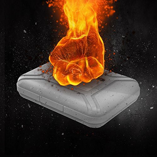 ORICO Festplattentasche Schutztasche Schutzbox (3.5″, Grau, 5 Stück) – Aufbewahrungstasche für 3,5 Zoll Festplatten Western Digital WD Seagate Toshiba Samsung Intenso - 2