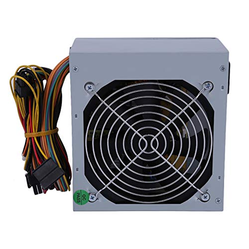 450W Max PC Chassis Power Supply Fan Actual 300W Computer Desktop Power Supply (Silver)