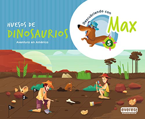 Descubriendo con Max 5 Huesos de dinosaurios Libro del alumno
