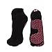 Produktbild soxo Yoga Pilates Damen Socken | Rutschfeste ABS Sportsocken | Perfekt für den Sport | Schwarz