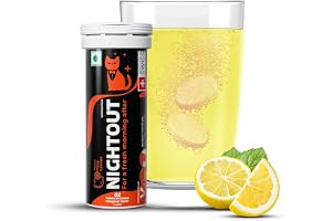 Fast&Up NightOut 10 Effervescent tabs Instant Hangover Relief Helps detoxify liver Rapid hydration & energy Helps prevent Hangover Zero sugar Fizzy lemon flavour