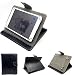 Produktbild Schutz Hülle Tablet Case für Samsung, Apple, odys, i-onik, Allview, Hisense, ACER, Xoro, Telekom, Intenso, Asus, Huawei, Amazon , schwarz. Tablet Hülle mit Standfunktion Ultra Slim Bookstyle T