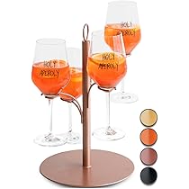 Aofesel Aperol Tour Pour 12 Verres, Support D'arbre à Cocktail, Tour De Boissons, Arbre De Service Pour Cocktails, Cadeau D'anniversaire Pour Femme, Cadeau D'apérol, Sarti Rose Apéritif U2013 3 Niveaux