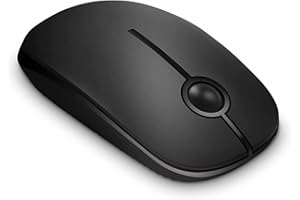 MAGOFELIZ Wireless Mouse, 2.4G Silent Mouse with USB Receiver, 18 month battery life, 1600 high DPI Precision- Portable Computer Mice for Windows/Mac/Linux, Black