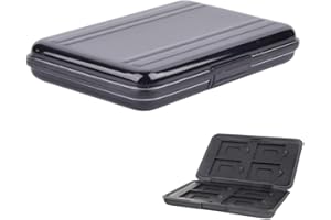 BEYEQCEZ Speicherkarten Etui Tasche Aufbewahrung,Wasserdicht Speicherkartenetui SD,Speicherkarten Tasche Wasserdicht Schutzhülle für 8 SD und 8 TF Karten,Tragetasche SD Karten Case Box für Micro SD SDXC SDHC