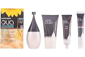 Garnier Olia Coloración Permanente sin Amoniaco, con Aceites Florales de Origen Natural, Tono 110 Rubio Super Aclarante Natural, 1 Unidad (Paquete de 1)