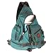 Produktbild innturt Großer Sling Bag Laptop Rucksack Cross Body Messenger Bag Schulter Reise Rucksack blau seeblau X-Large