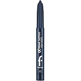 Flormar Extreme Tattoo Işıltılı Asans&ouml;rl&uuml; Kalemtıraşlı Jel G&ouml;z Kalemi & Far Stick - 006 Navy