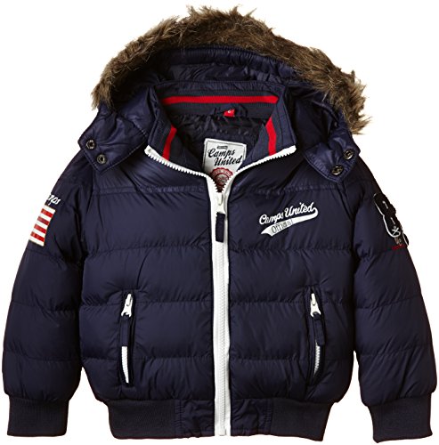 Camps Baby Boys K10 1112 Plain Hooded Long Sleeve Jacket, Blue (marine), 18-24 months (Manufacturer size: 2)