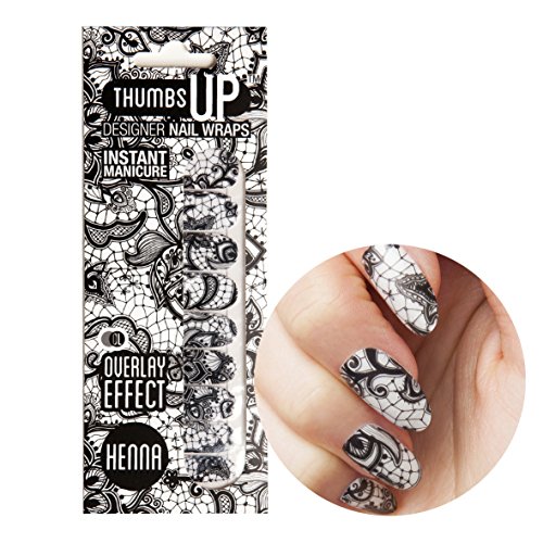 ThumbsUp Nails - Henna Lace Nail Wraps 20 Wraps / Pack