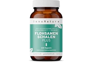 ‎INNONATURE Psyllium Husks Plus 120 Capsules in 1 Month Supply. Psyllium Husks + Vegetable Extracts, High Dosage, Vegan and Made in Germany.