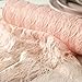 Produktbild PsmGoods® Weinlese-Spitze-Tabellen-Läufer-Stuhl-Schärpe für Hochzeits-Festival Ereignis Tischdekoration 30cm * 10m Pfirsich-Rosa ( Hell-Pink 10m)