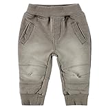 boboli Baby Boys' Pantalon Felpa Plush Denim Trousers, Azul
