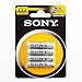 Produktbild Ultra Sony R03 AAA 1,5V Zink-Kohle-Batterien (4er Pack)
