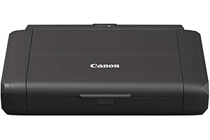 Canon PIXMA TR150 with Battery - Wireless Portable Printer with Rechargeable Battery, Hybrid Ink System, OLED Screen - Compact and Fast Printing