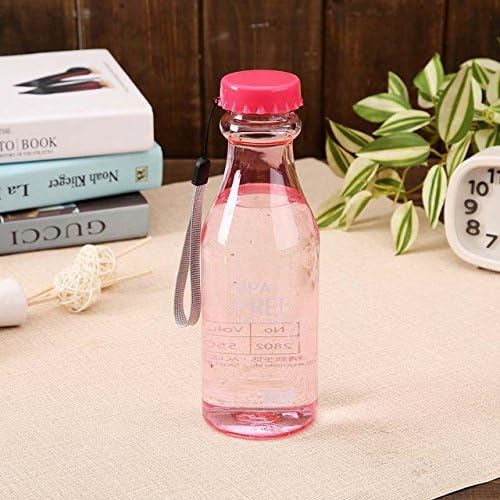 SOLEDI™ 550ml Leak-Proof Sports Water Bottle Large Capacity Plastic Bottle Bicycle Camping Sports Bottle Drinkware + Cover Lip