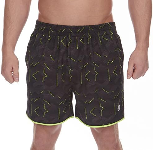 Redtag Mens Active Sports Shorts | Running Cycling Gym (L, Multi Print)