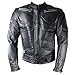 Produktbild Perrini Herren Schwarz Fahren Armor Biker Racing Motorrad fahren echtes Leder Motorrad Jacke 50 schwarz