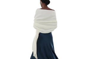 PIOYMEYA Schal Stola Festlich Fur Abendkleid Pashmina Schals Tücher für Damen Winter