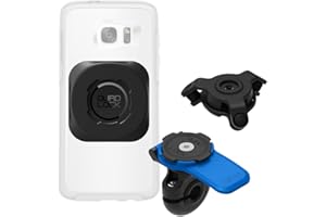 Quad Lock Support téléphone Moto pour rétroviseur avec Amortisseur de Vibrations et Adaptateur MAG Universel