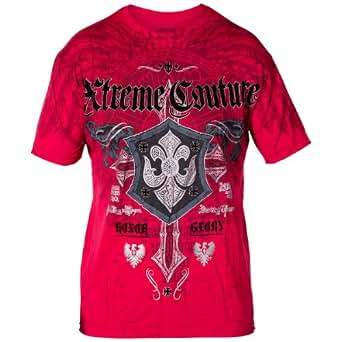 Xtreme Couture By Affliction Men's T-Shirt Fallen Horses Y2K | Graphic Tee