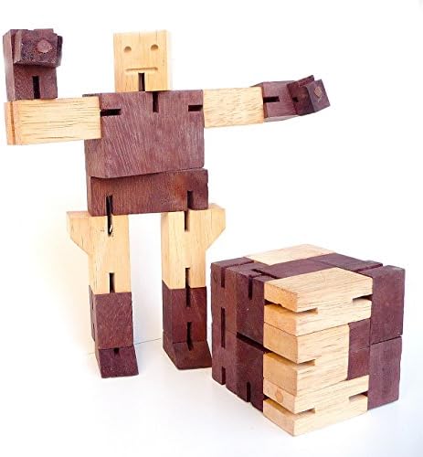 Logica Puzzles Art. Automa - 3D Wooden Game and Brain Teaser - Difficulty 3/6 Hard - Leonardo da Vinci Collection
