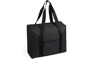 TIENDA EURASIA - Bolso Multiusos de 42 x 34 x 16 cm, Resistente, Organizado, Cómodo y Estilizado con Cierre de Cremallera y Accesorio de Ajuste en Trolley