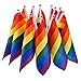 Produktbild Jiali Regenbogenfahne 14*21cm Polyester Material Gay Pride Flag Perfect Banner für hängende Indoor-Outdoor