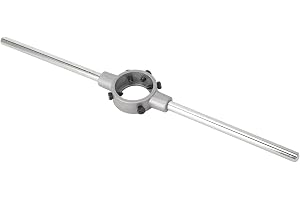 Justerbart Runt Gängsnitt Handtag Skiftnyckel | Material av legerat stål, intervall 55x22 mm, räfflad design, bärbar hållare