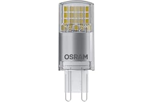 Lampade LED OSRAM, speciali, 3,8 W, confezione singola, base G9 (bianco caldo) [classe energetica E], confezione può variare