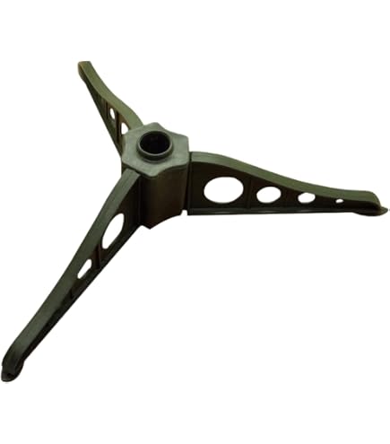 Supporto Per Albero Di Natale Pieghevole: Base Di Ricambio In Ferro Per Alberi Fino A 2,8m (Diametro 3,2cm, Verde Scuro)