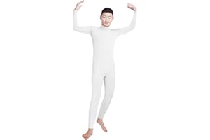 lucky baby store Jungen Männer Lycra Spandex Rollkragen Langarm Ein Stück Dancewear Ganzanzug Bodysuit