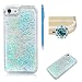 Produktbild für Huawei P8 Lite 2016 Modell Hülle Hardcase Transparent,SKYXD Handyhülle Huawei P8 Lite Glitzer Flüssig Bewegen Partikel Stern Pailletten Fließen Hart Plastik Durchsichtig Brillianter Kreativ Design mit [Handyanhänger + Eingabestifte] Rückseite Schutzhülle for Huawei P8 Lite 2016 Modell 5.0Zoll Glitter Shine Bling Star Sparkle Back Cover With Touch Pen Dust Plug - Blau