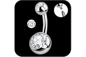 AceFun Piercing ombligo Titanio oro plata 6mm 8mm 10mm 12mm 14mm Piercings de banana acero quirurgico mujeres 1 pieza 14G Piercing ombligo G23 Barbell Bijoux Anillos