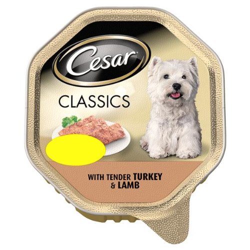 Preisvergleich Produktbild CESAR® Tray with Tender Turkey & Lamb 150g (Packung 14)
