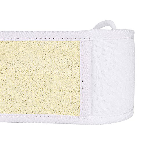 ACEVIVI 100% Natural Exfoliating Loofah Back Scrubber, Bath & Shower Clean Body Scrub with Handle