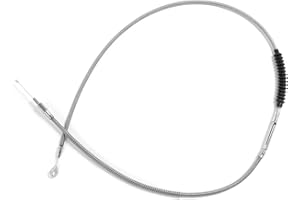Tarazon 67'' Clutch Cable Stainless Steel Braided Cable for Harley Davidson Sportster 883 1200 Softail Heritage