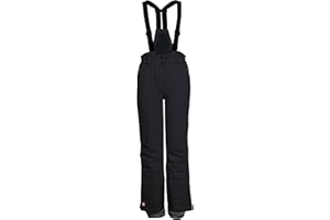 Killtec Mädchen Skihose/Funktionshose mit Latz, Kantenschutz und Schneefang Ksw 152 Grls Ski Pnts