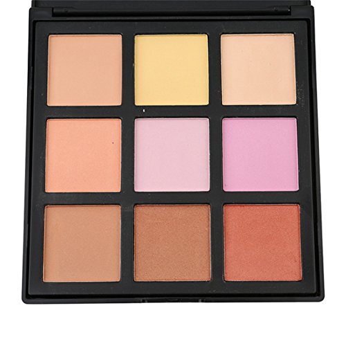 VWH 9 Farben Lidschatten Palette Makeup Eyeshadow Kosmetik Profi Augenpalette
