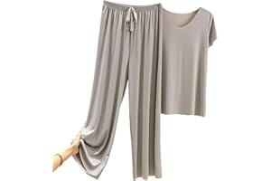 DONYKARRY Womens 2 Piece Lounge Wear Sets, Modal intimate Tracksuit Full Set for Ladies, Summer Lightweight Sweater Outfit Homewear