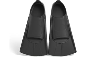 YushengTai Pinne da Nuoto in Silicone per Adulti e Bambini - Pinne Corte per Snorkeling e Immersione Principianti - Ideali per Allenamento in Piscina e Mare