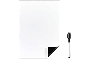 THE MAGNET SHOP TMS A3 tablica magnetyczna na lodówkę, duża, elastyczna i magnetyczna tablica do wycierania na sucho z długopisem do ścierania na sucho, do notatek lub przypomnień, do użytku jako planer tygodniowy, tablica do notatek kuchennych, planer posiłków lub lista rzeczy do zrobienia