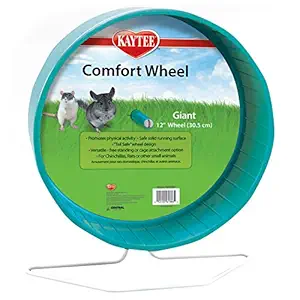 Kaytee Giant Comfort Exercise Wheel, 12-Inch, Colors Vary