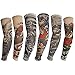 Produktbild HaimoBurg 6 Stück Temporäre Gefälschte Slip Tattoo Sleeves Arm Strümpfe (U)