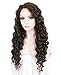 Imstyle® Extra Long Afro Kinky Curly Lace Wigs Natural Brown Synthetic Lace Front Wig Natural Looking Drag Queen Wigs